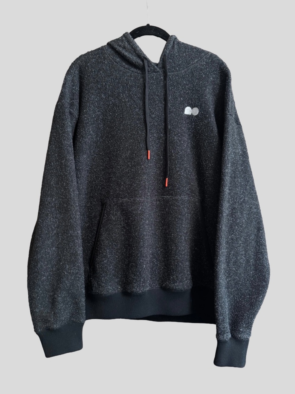 Nike Men’s Naomi Osaka Charcoal Plush Fleece Speckled Pullover Hoodie Tennis